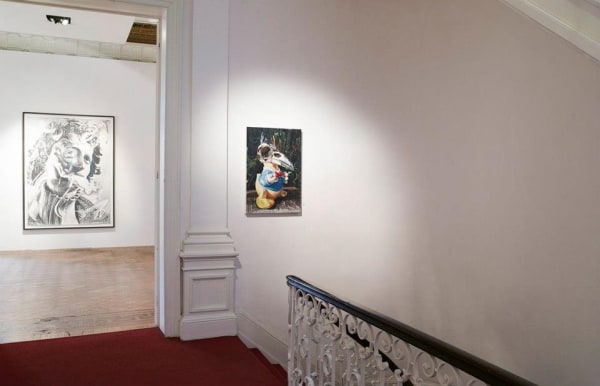 "Till Rabus - Fearless Realism": exhibition view Aeroplastics, Rue Blanche Str., Brussels, 2013.