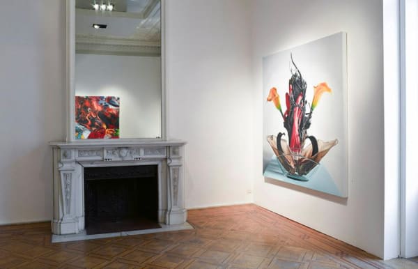 "Till Rabus - Fearless Realism": exhibition view Aeroplastics, Rue Blanche Str., Brussels, 2013.