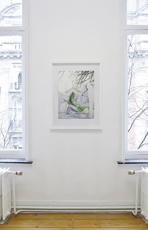 "Till Rabus - Fearless Realism": exhibition view Aeroplastics, Rue Blanche Str., Brussels, 2013.