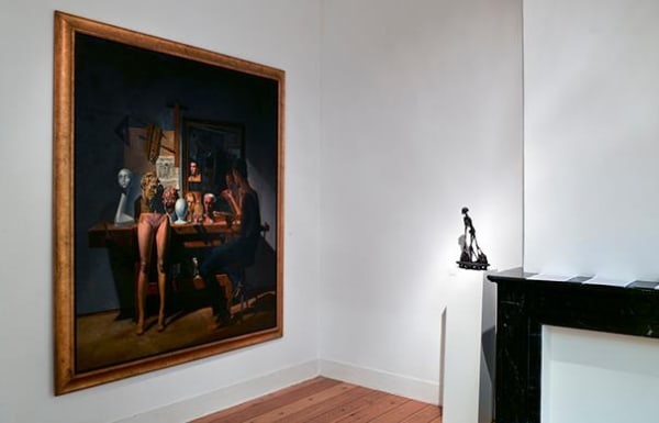 'Hoodoo Eternity': exhibition view / Aeroplastics @ Rue Blanche Str., 2012 /works by Mikel GLASS and DOYLE & MALLINSON