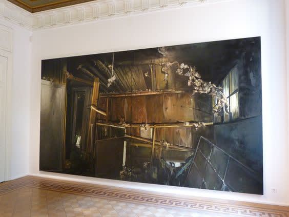 Léopold Rabus 'Based on a true story': exhibition view Aeroplastics @ Rue Blanche Str., Brussels, 2012