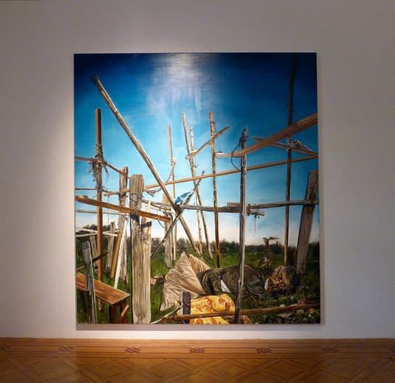 Léopold Rabus 'Based on a true story': exhibition view Aeroplastics @ Rue Blanche Str., Brussels, 2012