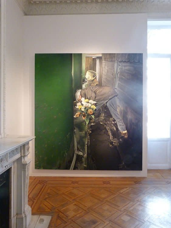 Léopold Rabus 'Based on a true story': exhibition view Aeroplastics @ Rue Blanche Str., Brussels, 2012