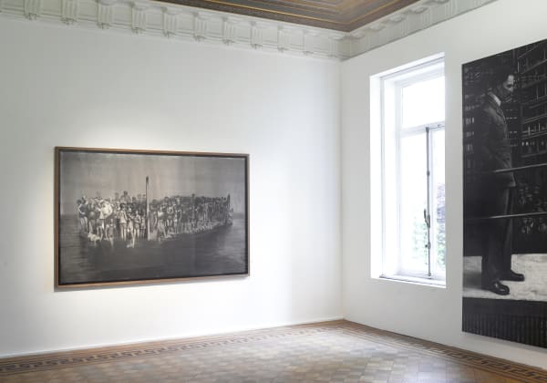 Mircea Suciu 'Black Milk' exhibition view Aeroplastics, Rue Blanche, 2012