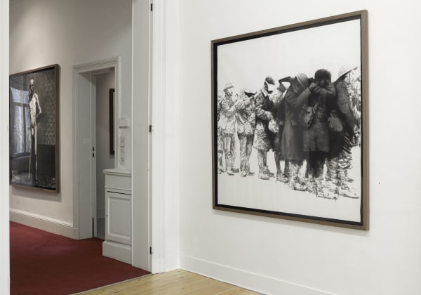 Mircea Suciu 'Black Milk' exhibition view Aeroplastics, Rue Blanche, 2012