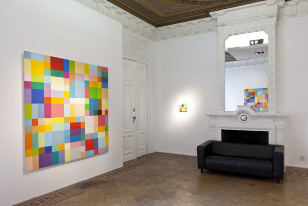 Georges Meurant 'Au coeur de la surface' (Deep Inside): exhibition view / Aeroplastics, Rue Blanche Str., Brussels, 2011 / ph: Vincent Everarts