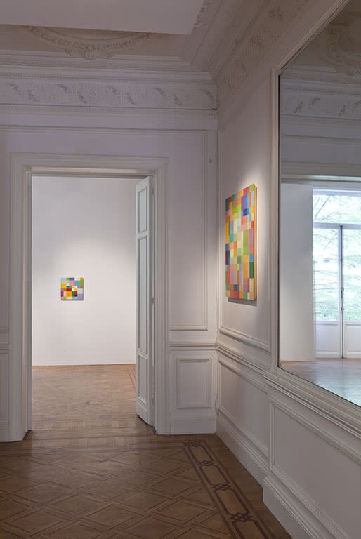 Georges Meurant 'Au coeur de la surface' (Deep Inside): exhibition view / Aeroplastics, Rue Blanche Str., Brussels, 2011 / ph: Vincent Everarts