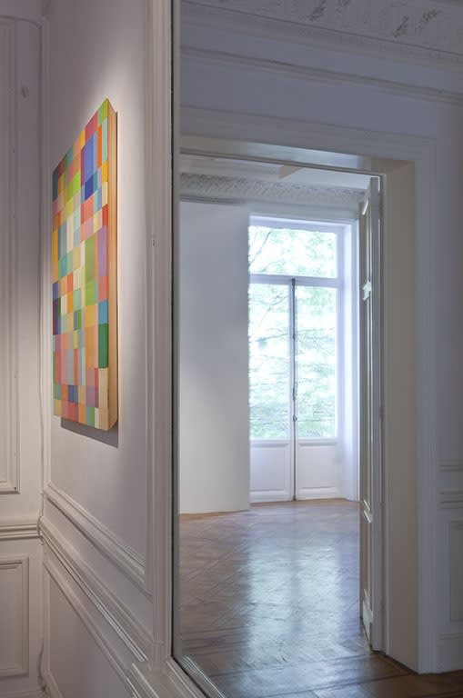 Georges Meurant 'Au coeur de la surface' (Deep Inside): exhibition view / Aeroplastics, Rue Blanche Str., Brussels, 2011 / ph: Vincent Everarts
