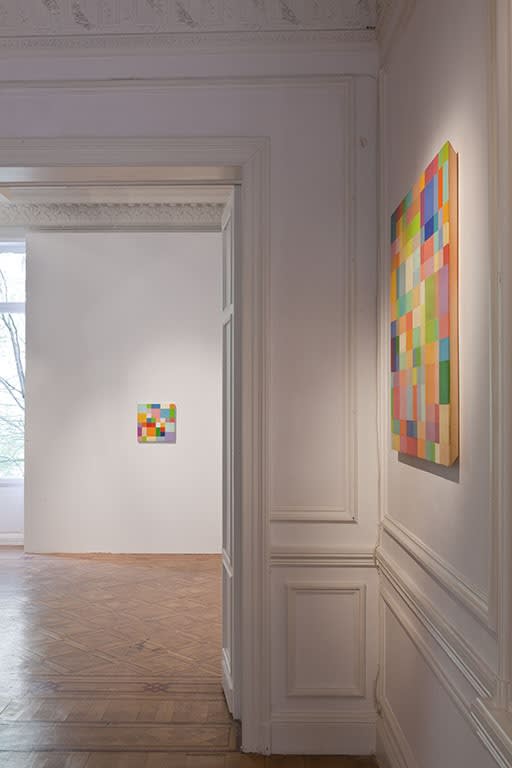 Georges Meurant 'Au coeur de la surface' (Deep Inside): exhibition view / Aeroplastics, Rue Blanche Str., Brussels, 2011 / ph: Vincent Everarts