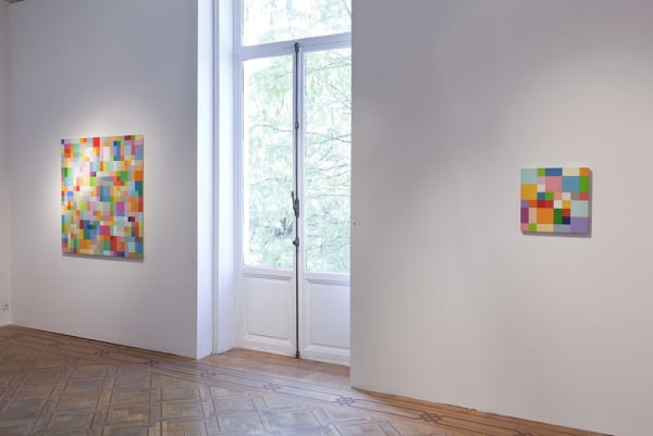 Georges Meurant 'Au coeur de la surface' (Deep Inside): exhibition view / Aeroplastics, Rue Blanche Str., Brussels, 2011 / ph: Vincent Everarts