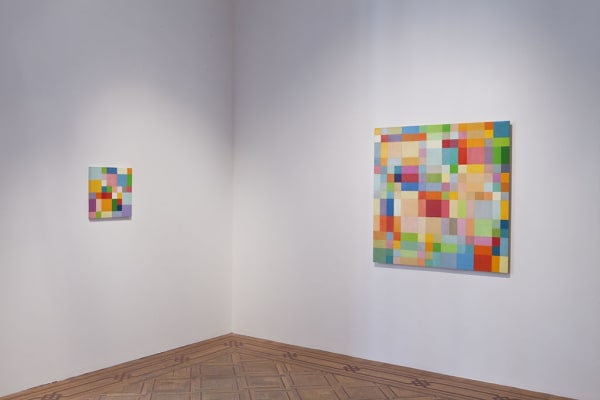 Georges Meurant 'Au coeur de la surface' (Deep Inside): exhibition view / Aeroplastics, Rue Blanche Str., Brussels, 2011 / ph: Vincent Everarts