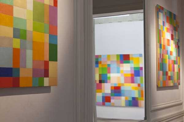 Georges Meurant 'Au coeur de la surface' (Deep Inside): exhibition view / Aeroplastics, Rue Blanche Str., Brussels, 2011 / ph: Vincent Everarts