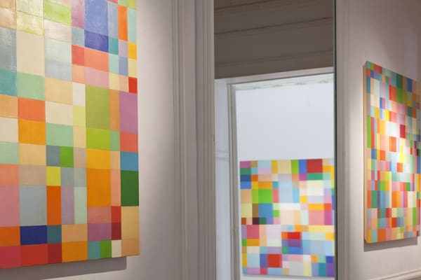 Georges Meurant 'Au coeur de la surface' (Deep Inside): exhibition view / Aeroplastics, Rue Blanche Str., Brussels, 2011 / ph: Vincent Everarts