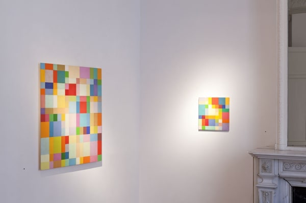 Georges Meurant 'Au coeur de la surface' (Deep Inside): exhibition view / Aeroplastics, Rue Blanche Str., Brussels, 2011 / ph: Vincent Everarts