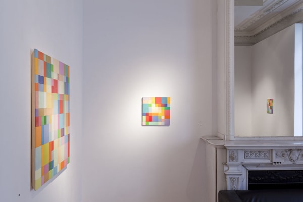 Georges Meurant 'Au coeur de la surface' (Deep Inside): exhibition view / Aeroplastics, Rue Blanche Str., Brussels, 2011 / ph: Vincent Everarts