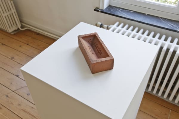 Gavin Turk 'Jack Shit!' / exhibition view at Aeroplastics, Rue Blanche Str., Brussels, 2011 / ph: V. Everarts.