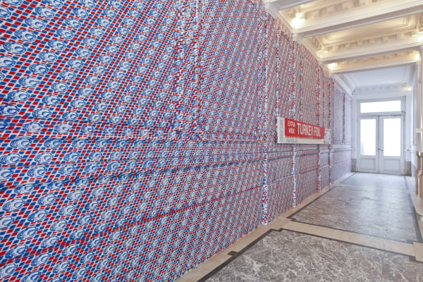 Gavin Turk 'Jack Shit!' / exhibition view at Aeroplastics, Rue Blanche Str., Brussels, 2011 / ph: V. Everarts.