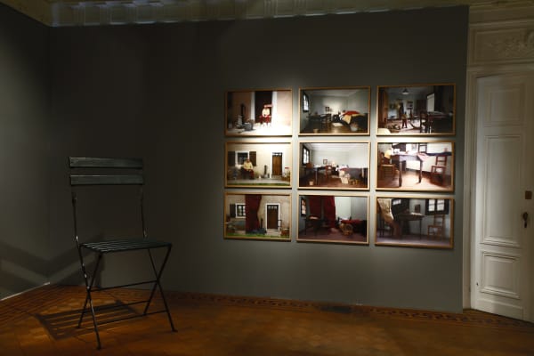 Jean-François Fourtou 'Tombée du ciel' installation view at Aeroplastics, Rue Blanche, 2011