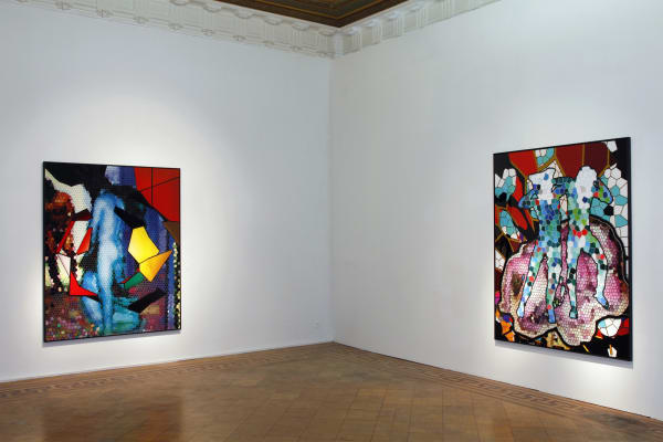 Daniele Buetti 'Oh boy Oh Boy': exhibition view Aeroplastics @ Rue Blanche, Brussels, 2010.