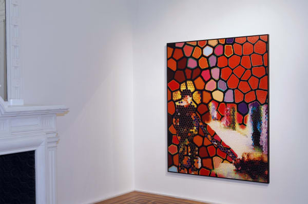 Daniele Buetti 'Oh boy Oh Boy': exhibition view Aeroplastics @ Rue Blanche, Brussels, 2010.