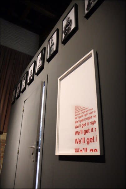 That's all folks! installation view @ Stadshallen Bruges, 2009-2010