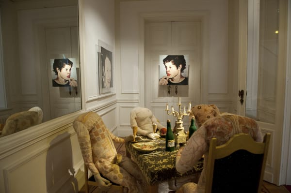 The Rabus Show: exhibition view / Aeroplastics @ Rue Blanche Str, Brussels, 2009 / ph: P. W. Henry