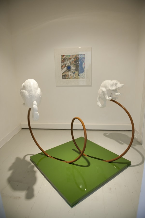 The Rabus Show: exhibition view / Aeroplastics @ Rue Blanche Str, Brussels, 2009 / ph: P. W. Henry