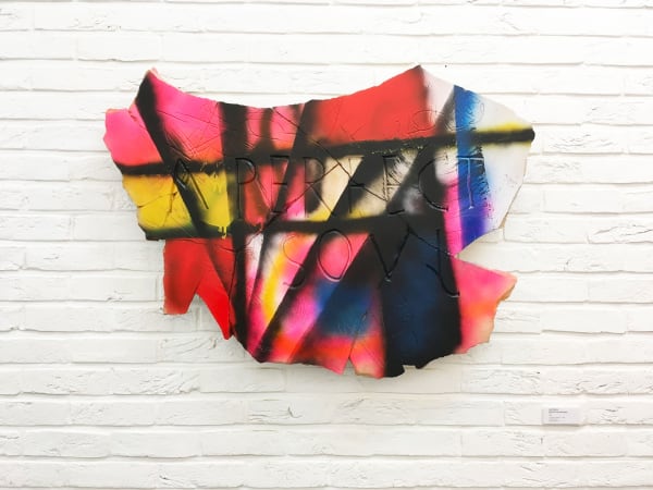 exhibition view: Abstracted # 2 / Aeroplastics @ WASHINGTON186 / work by John ISAACS