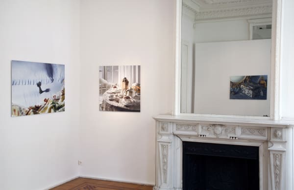 Shadi Ghadirian. A photographer from Iran installation view at Aeroplastics, Rue Blanche, 2009 ph: Vincent Everarts