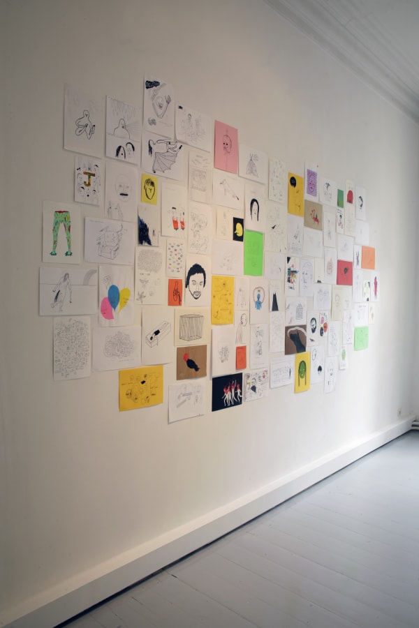 You know I know He knows We know at Aeroplastics gallery in 2008_installation view11
