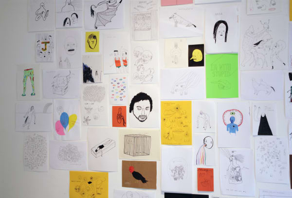 You know I know He knows We know at Aeroplastics gallery in 2008_installation view3