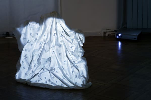 Samuel Rousseau 'Recent works': installation view / Aeroplastics @ Rue Blanche str., 2008 / ph. V. Everarts
