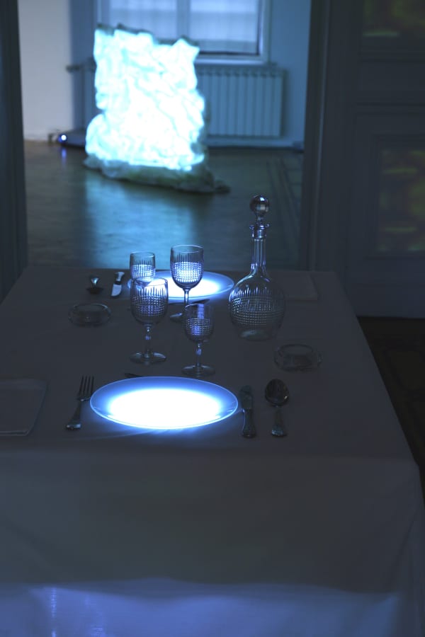 Samuel Rousseau 'Recent works': installation view / Aeroplastics @ Rue Blanche str., 2008 / ph. V. Everarts