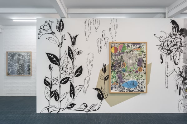 Installation view: Florentine & Alexandre LAMARCHE-OVIZE. 'Hyacinthe' Aeroplastics @ WASHINGTON186, Brussels, 2018. Ph: HV Studio.