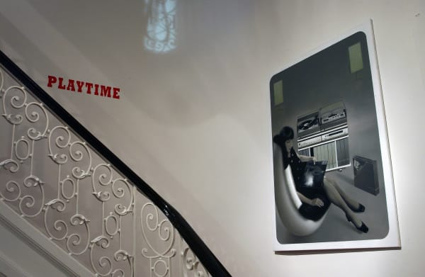 Playtime : exhibition view / Aeroplastics, Rue Blanche str., Brussels, 2005. Ph: Vincent Everarts / work by Michael Van den Besselaar