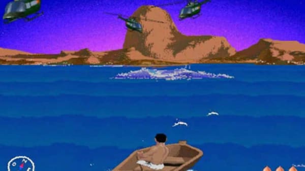 Valeriano Lopez, Estrecho adventure, 1996, video dvd, 6.5 minutes Collection Alain Servais, Brussels