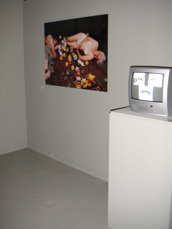 Boost in the Shell - The Pursued: exhibition view at De Bond, Bruges, 2005.