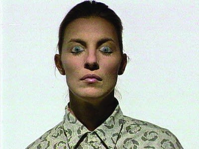 Milica Tomic, XY UNGELÖST – The Reconstruction of the crime, 1997, double-channel projected video installation Courtesy Charim Galerie, Vienna