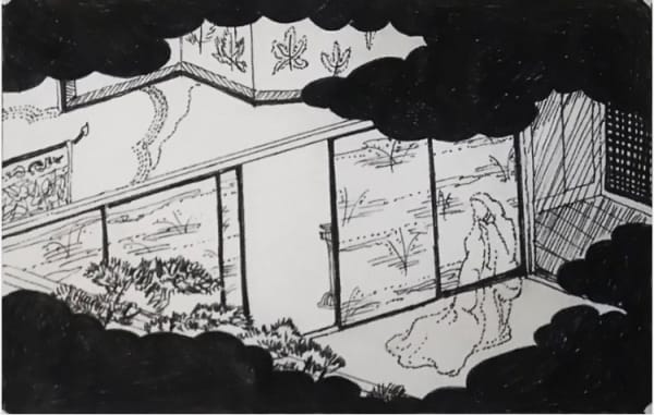 WeiXin CHONG. Sleepwalk, 2016 (pen & ink). Courtesy WeiXin Chong & A.I. Gallery