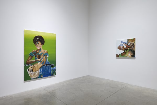 Rugiyatou Jallow: And Her Eyes Were Held by the Sun. albertz benda, New York. October 19 - November 22, 2023. Photo by Thomas Müller.