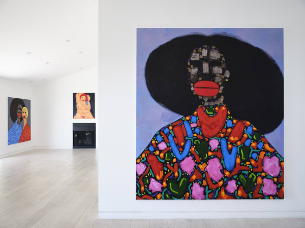 Rafael Baron: Portraits. April 2 - 30, 2022. albertz benda, Los Angeles. Photo: Julian Calero