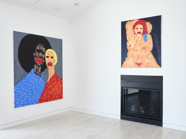 Rafael Baron: Portraits. April 2 - 30, 2022. albertz benda, Los Angeles. Photo: Julian Calero