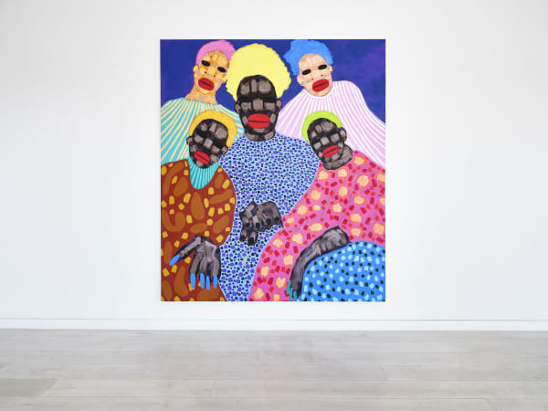 Rafael Baron: Portraits. April 2 - 30, 2022. albertz benda, Los Angeles. Photo: Julian Calero