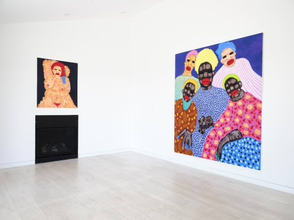 Rafael Baron: Portraits. April 2 - 30, 2022. albertz benda, Los Angeles. Photo: Julian Calero
