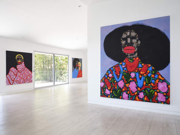 Rafael Baron: Portraits. April 2 - 30, 2022. albertz benda, Los Angeles. Photo: Julian Calero