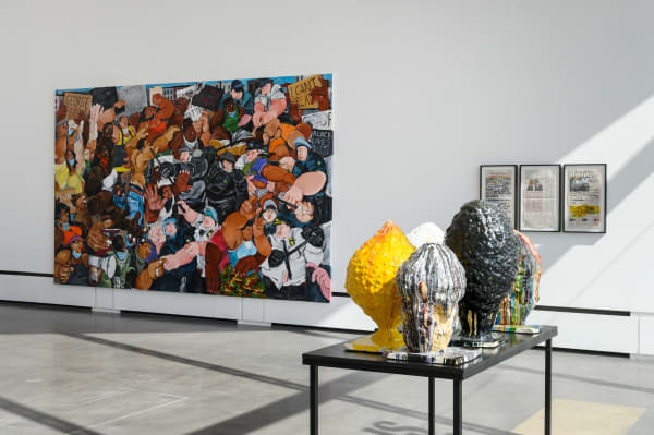 THIS IS AMERICA. Kunstraum Potsdam, Germany. August 7 - September 9, 2021. Photo: Michael Lüder