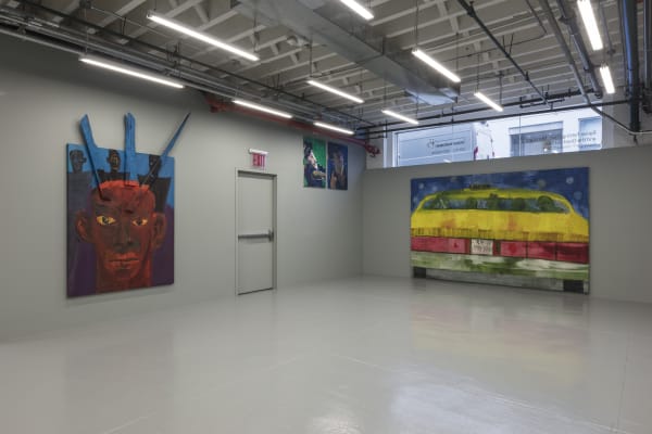 Rainer Fetting: Taxis, Monsters and the Good Old Sea (installation view). albertz benda, new york