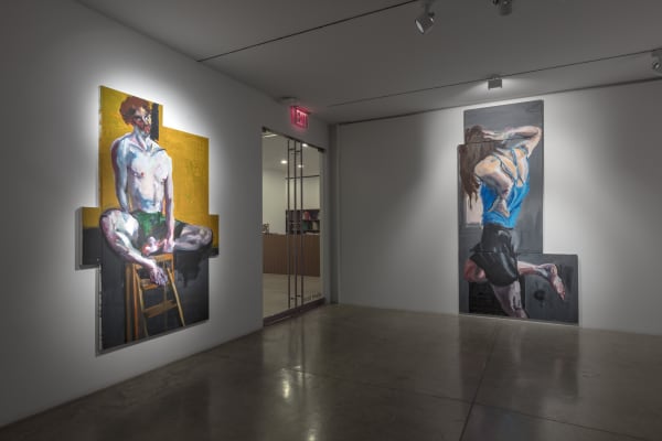 Rainer Fetting: Taxis, Monsters and the Good Old Sea (installation view). albertz benda, new york