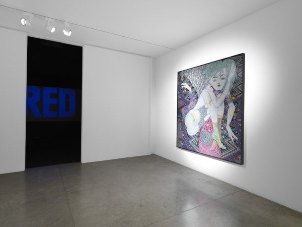 Del Kathryn Barton: r u a bunny? (installation view). albertz benda, New York. Photo by Chris Burke Studio