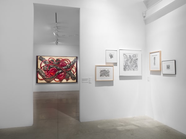 Kay Kurt: For All Her Innocent Airs, She Knew Exactly Where She Was Going. Installation View. albertz benda, New York. Photo by Christopher Burke Studio